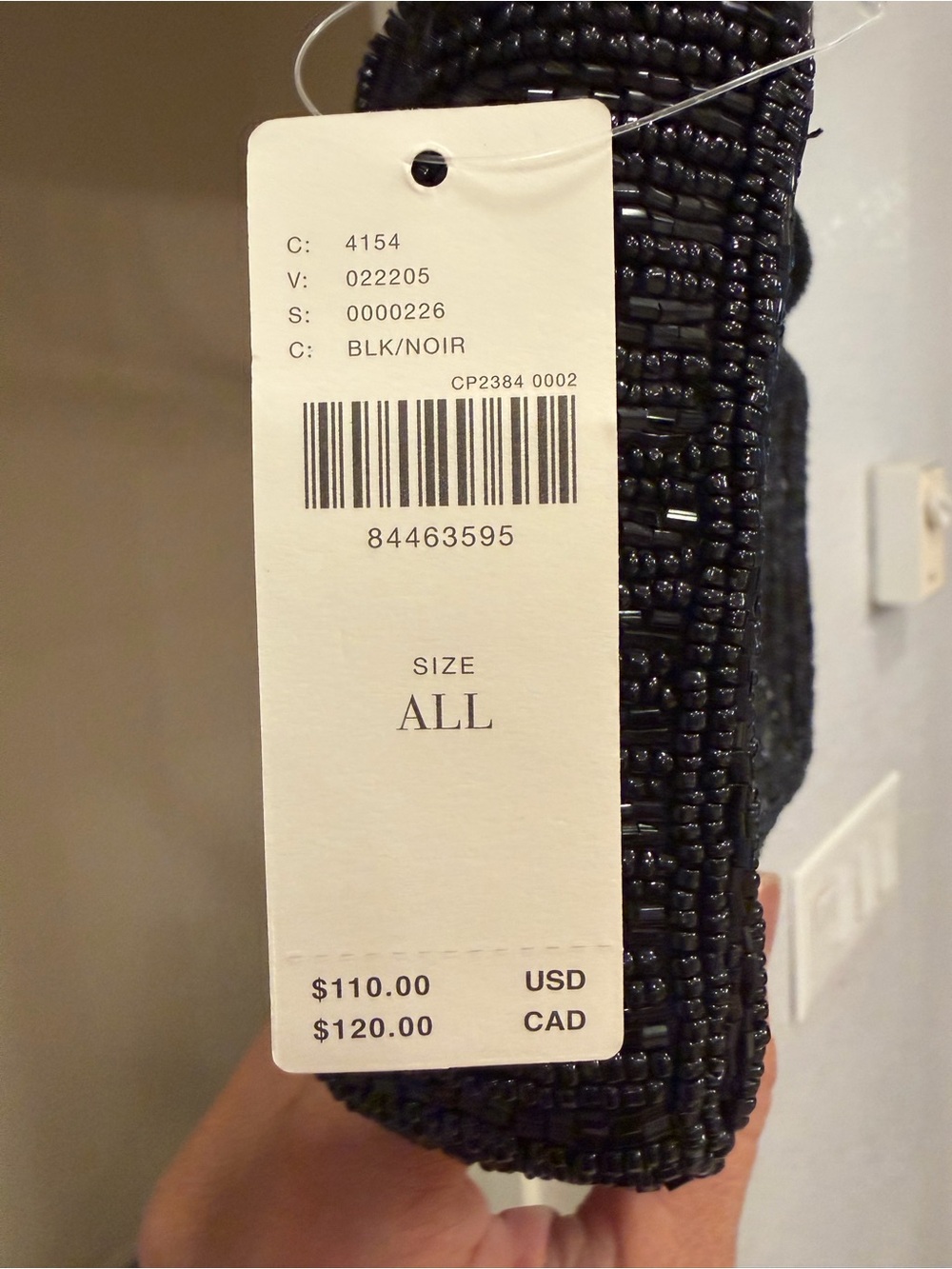 NWT Maeve by Anthropologie Beaded Chain-Handle Shoulder Bag - Picture 3 of 4